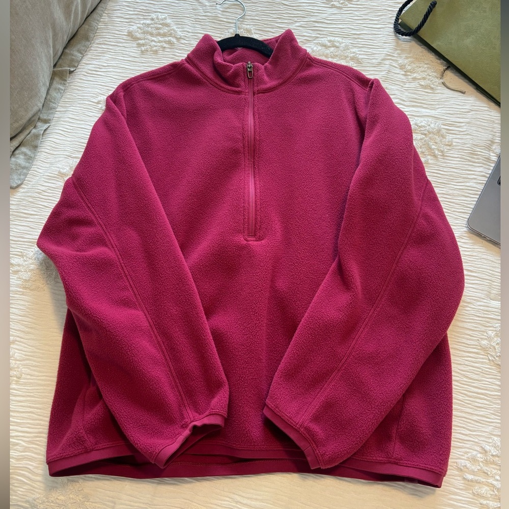 lululemon men’s fleece quarter zip